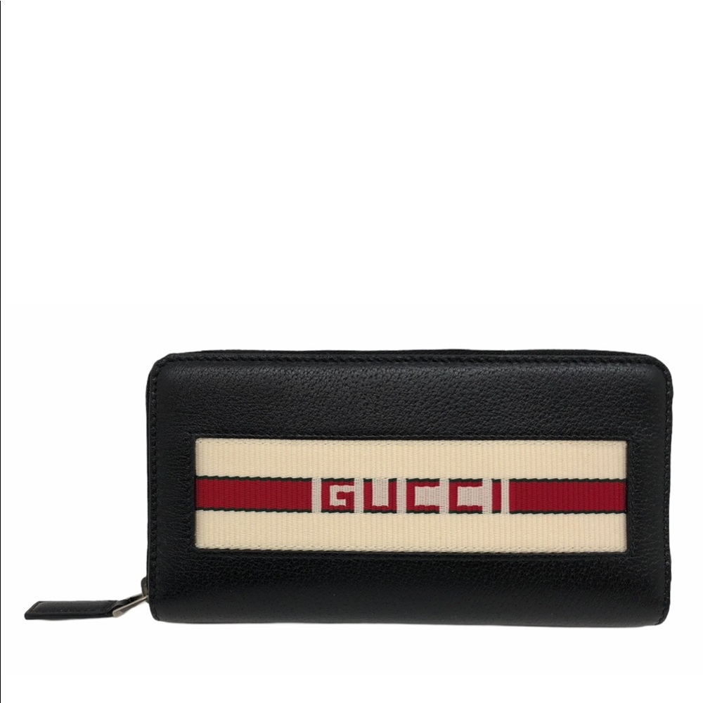 Gucci Black and Red Wallet